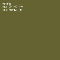 #646431 - Yellow Metal Color Image
